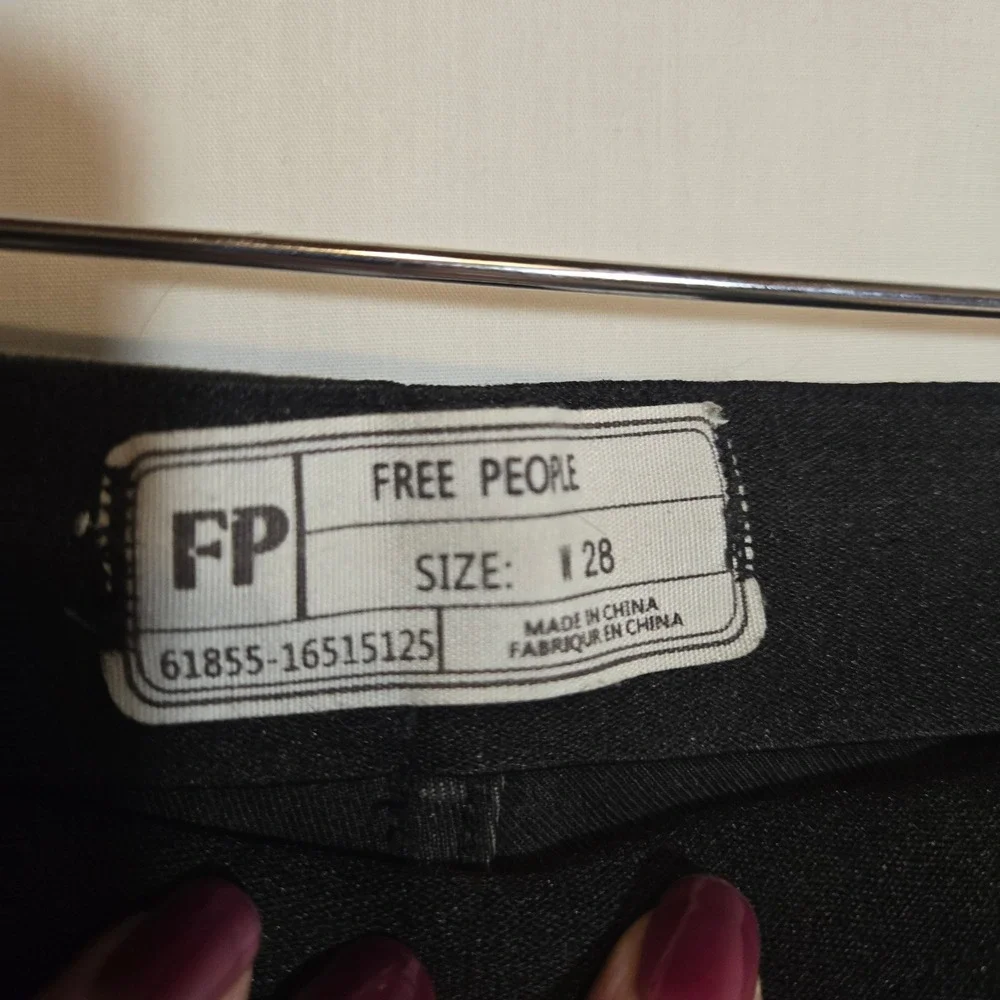 Free People Irreplaceable High Waist Flare Pullon Jeans Bell Bottoms Hippie‎ 28